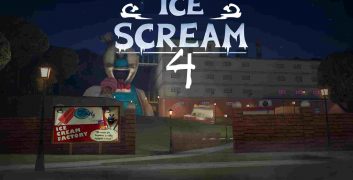 Ice Scream 4 1.3.1 MOD Menu VIP, Lots of Ammo/Trap APK image