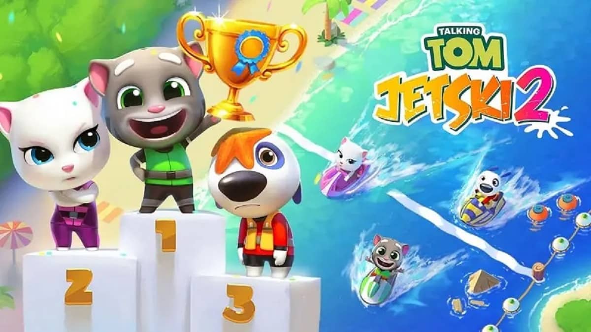 Talking Tom Jetski 2 1.5.3.497 MOD Rất Nhiều Tiền APK