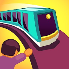 Train Taxi 1.4.34 MOD VIP, Trains Unlocked APK icon