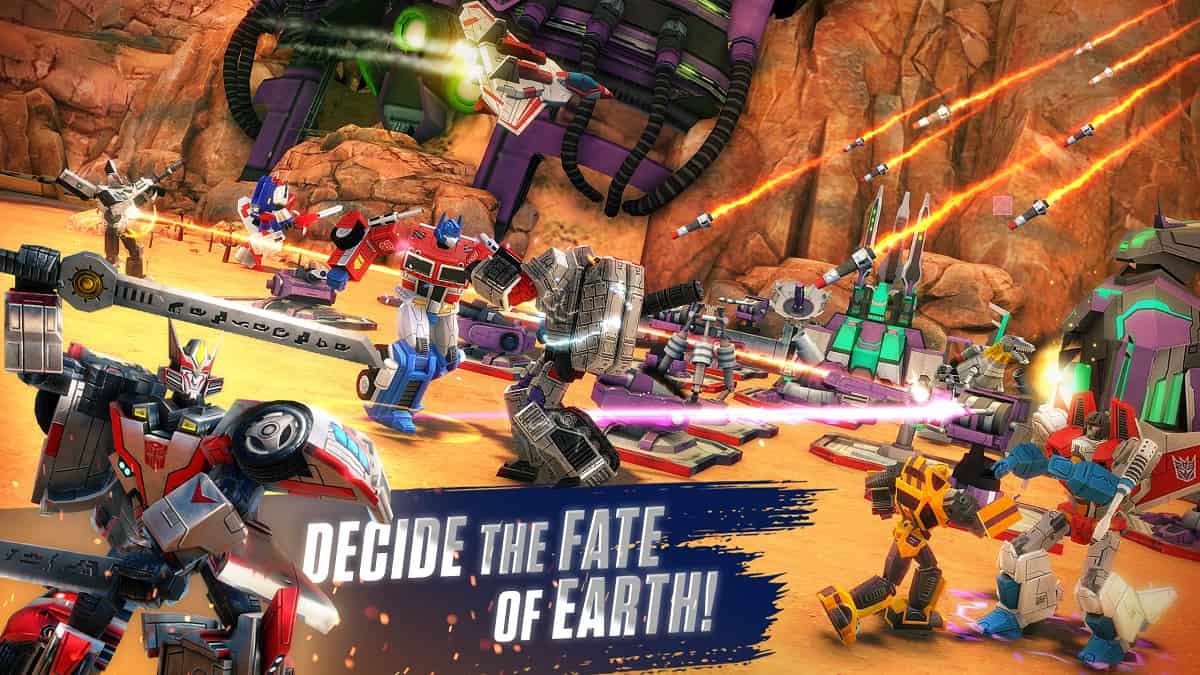 TRANSFORMERS: Earth Wars 24.1.0.885 MOD Damage, God e, Unlimited Skills APK