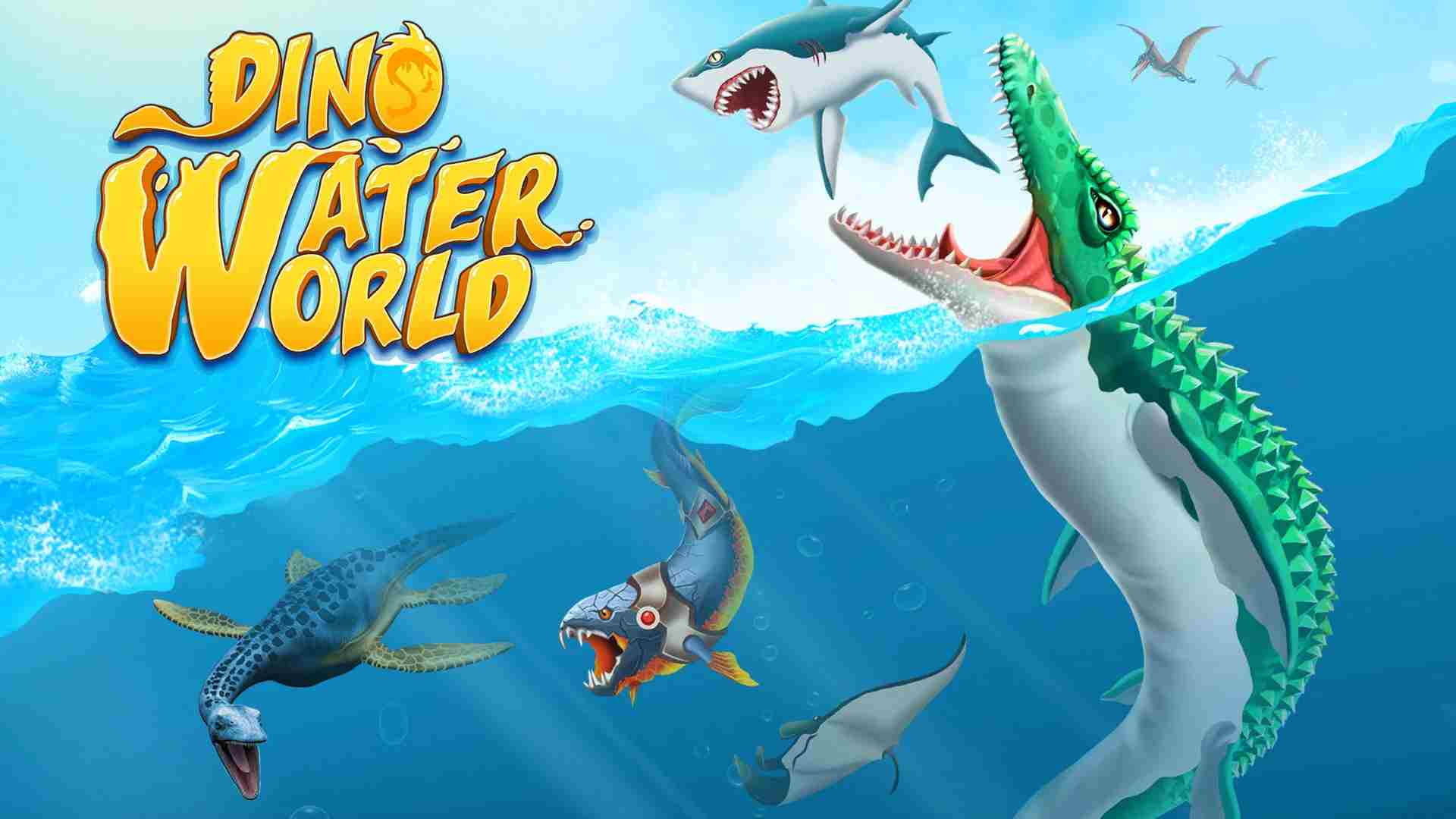 Jurassic Dino Water World 15.02 MOD VIP, Rất Nhiều Vàng, Kim Cương, Tài Nguyên APK