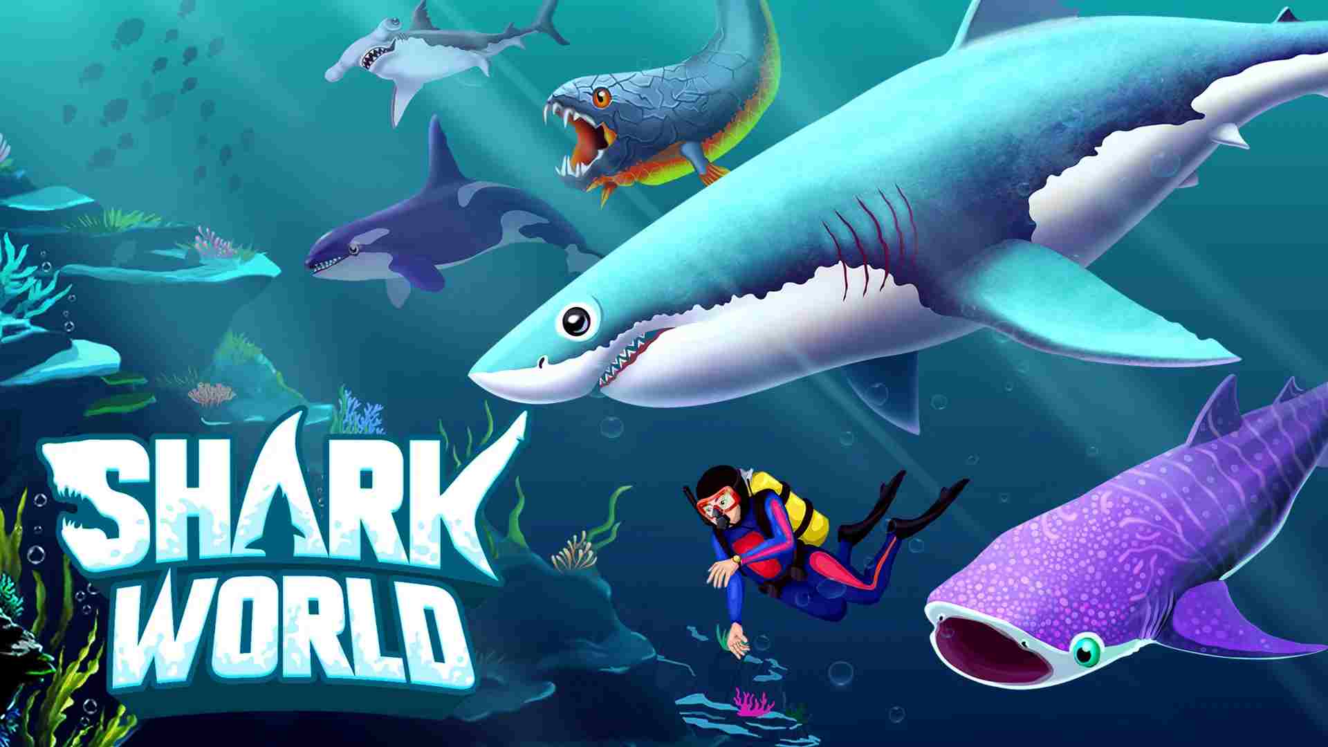 Shark World 15.02 MOD VIP, Rất Nhiều Tiền, Vang, Kim Cương APK