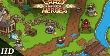 Crazy Defense Heroes 4.0.2 MOD Menu VIP, Lots of Money gems, free shopping, onehit, god mode APK image