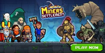 Tải Miners Settlement: Idle RPG 4.42.3 MOD Menu VIP, Rất Nhiều Tiền, Tài Nguyên, Materials APK image