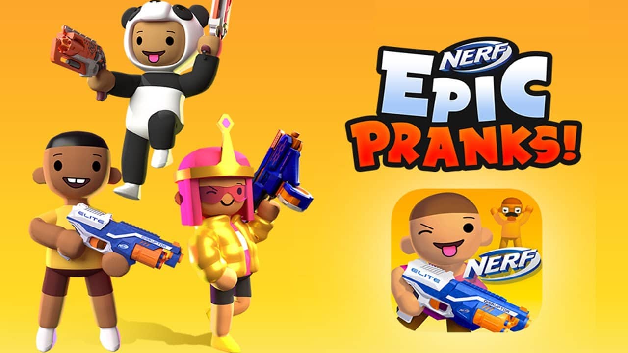 NERF Epic Pranks 1.9.14 MOD Menu VIP, Rất Nhiều Tiền, Đã Có Trang Bị, Bot Ngu, Không Tấn Công APK