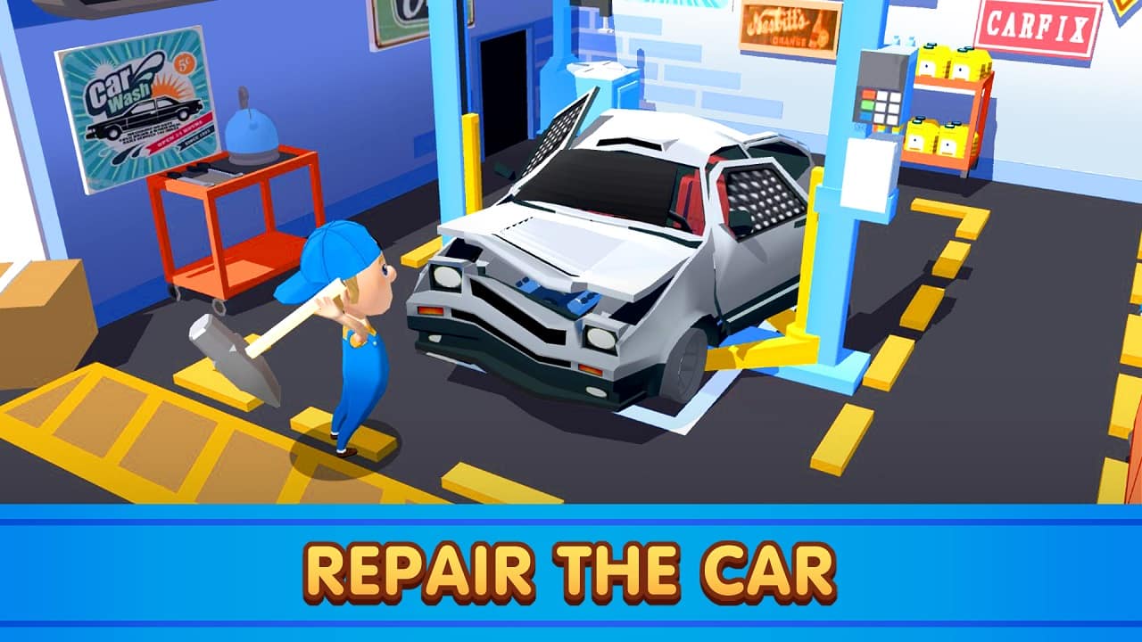 car-fix-tycoon-mod-android