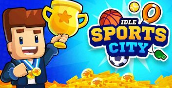 Sports City Tycoon APK 1.20.15 VIP, Lots of Money, Gold image