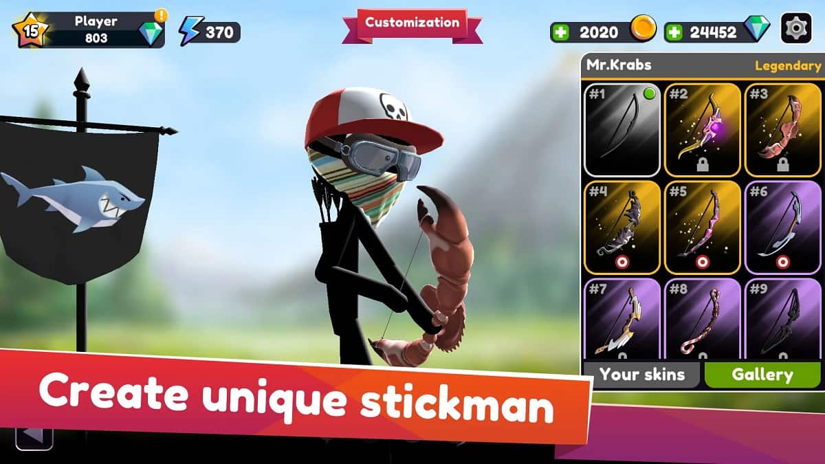 stickman-archer-online-mod-apk