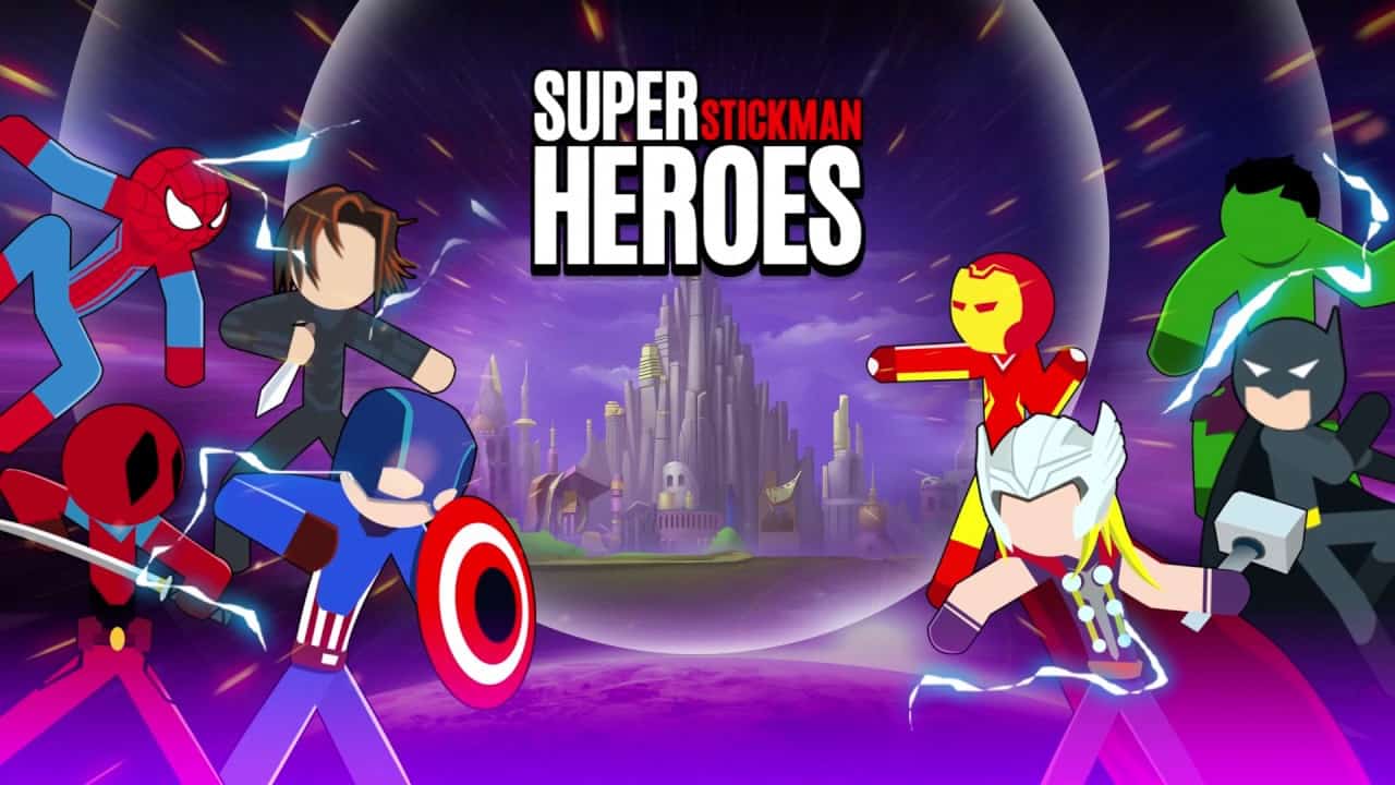 Super Stickman Heroes Fight APK 4.0 Menu VIP, Money, Unlock Characters