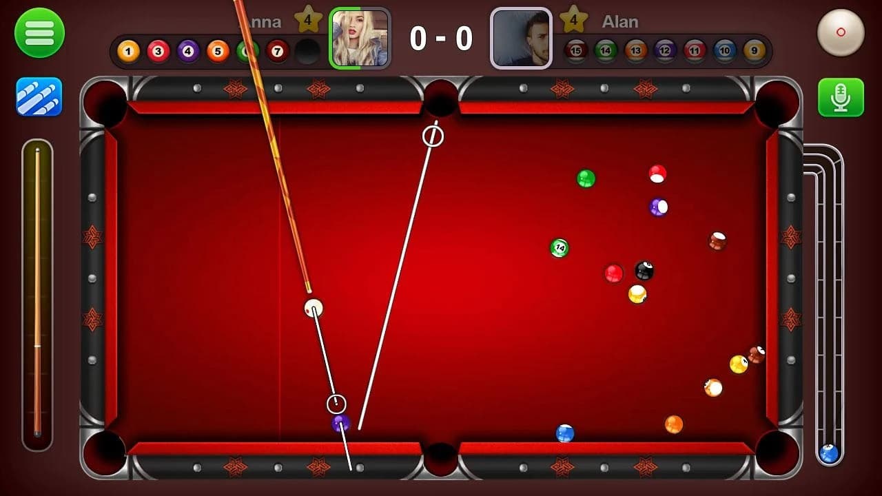 Tải 8 Ball Live 2.99.3188 MOD Menu VIP, Tiền, Mega Hit, Đường Kẻ Dài APK