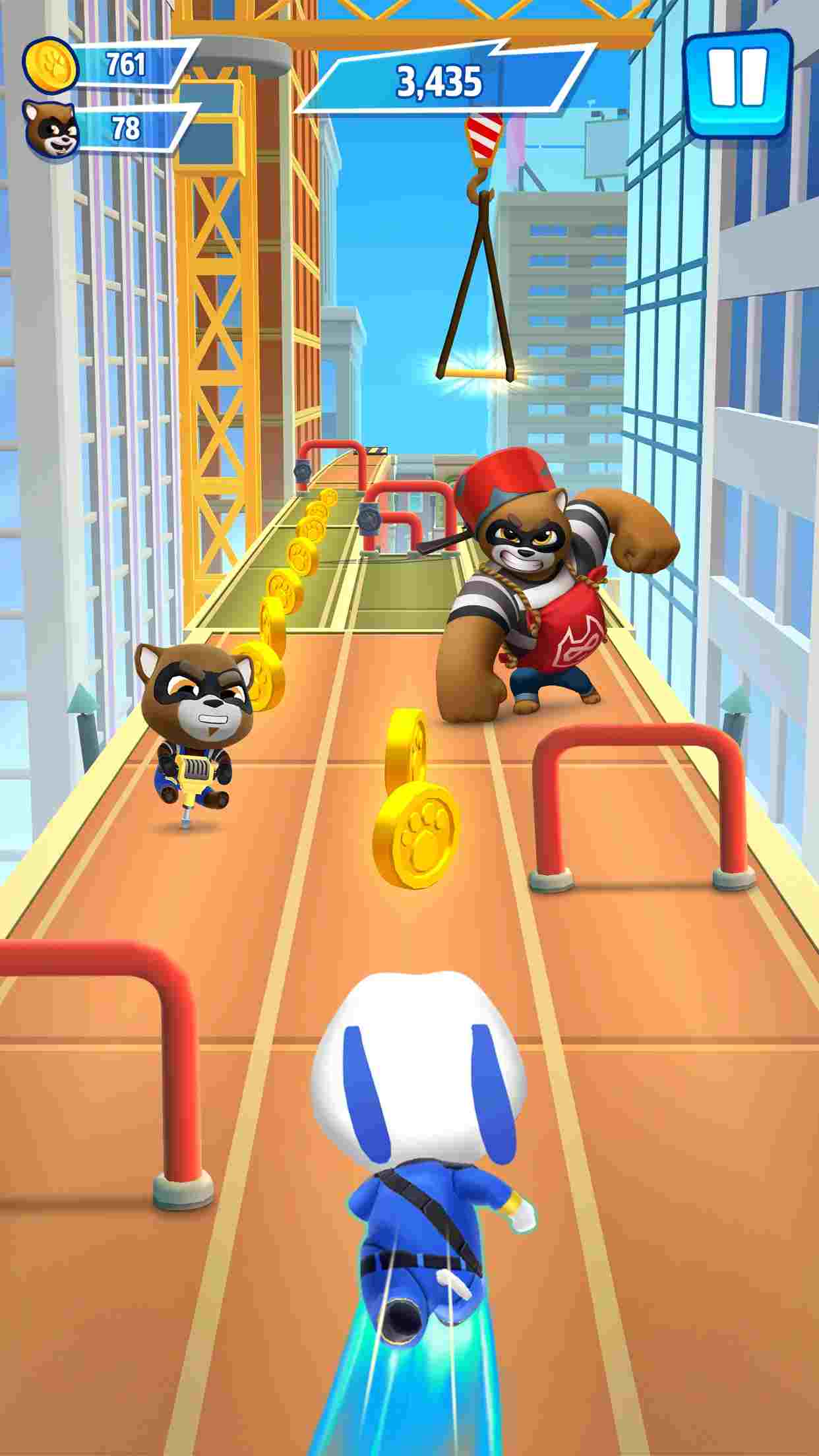 Talking Tom Hero Dash Game