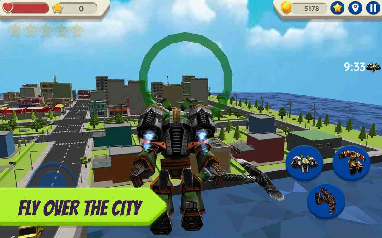 Robot Hero: City Simulator 3D 1.048 MOD VIP, Rất Nhiều Tiền, Mua Sắm 0Đ, APK