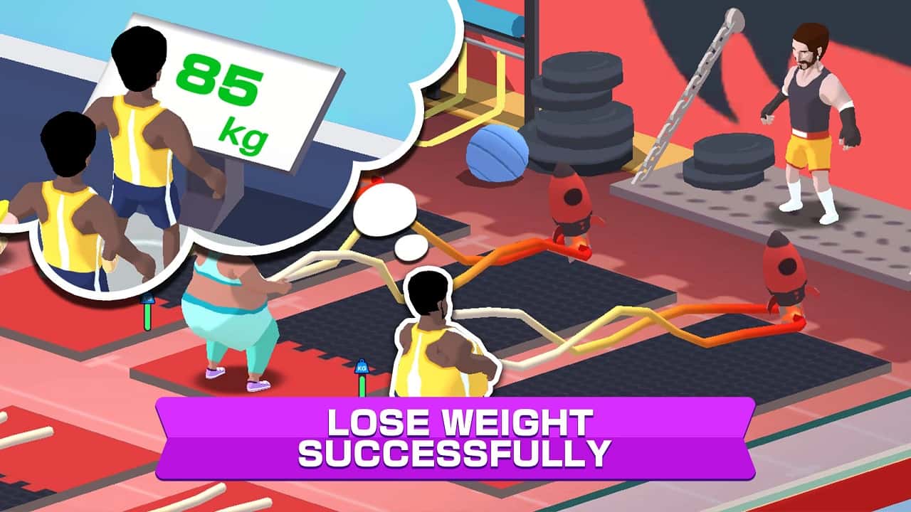 Fitness Club Tycoon 1.7.4 MOD Menu VIP, Rất Nhiều Tiền, Phần Thưởng Miễn Phí APK