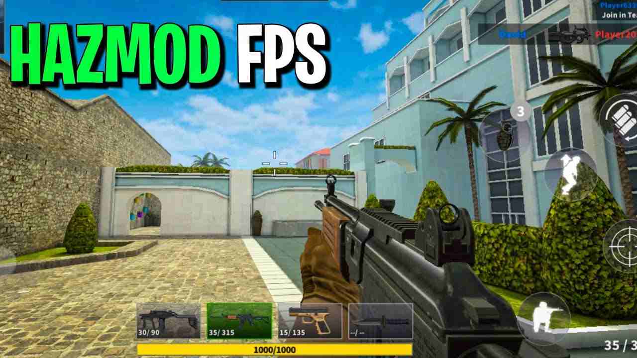 Hazmob FPS 2.17.03 MOD Menu VIP, Không Chết, Nhiều Đạn, Mua miễn phí, Skill APK