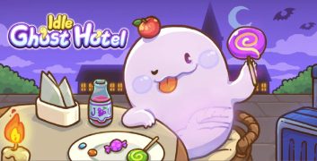 Tải Idle Ghost Hotel 1.5.1 MOD Menu VIP, Thêm Tiền, XP, Cat, Loa Clicker APK image