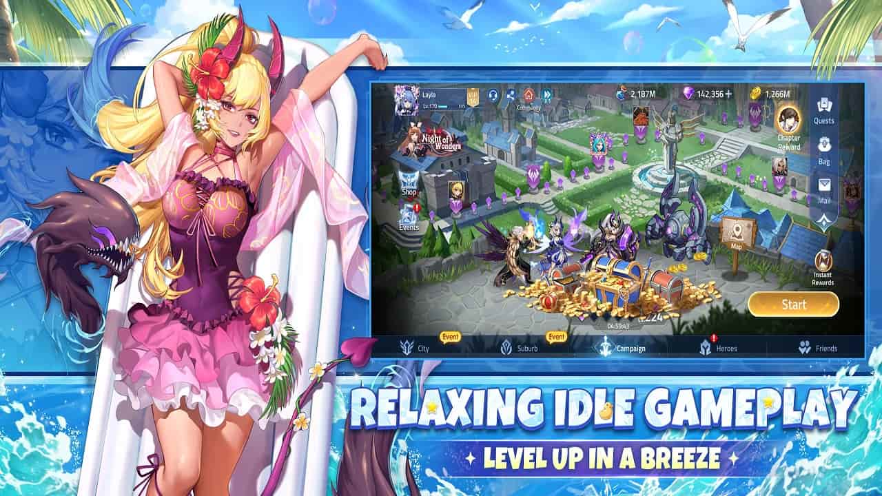 Tải Mobile Legends: Adventure 1.1.494 MOD Menu VIP, Không Chết, Kẻ Thù Không Tấn Công APK