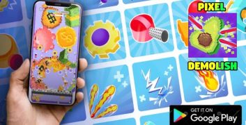 Pixel Demolish 4.0.0 MOD VIP, Rất Nhiều Tiền, Thiết Bị, Xóa Quảng Cáo APK image