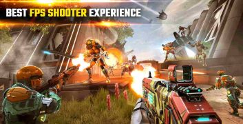 Shadowgun Legends 1.4.8 MOD Menu VIP, Lots of Money gold ammo, Dumb bots APK image