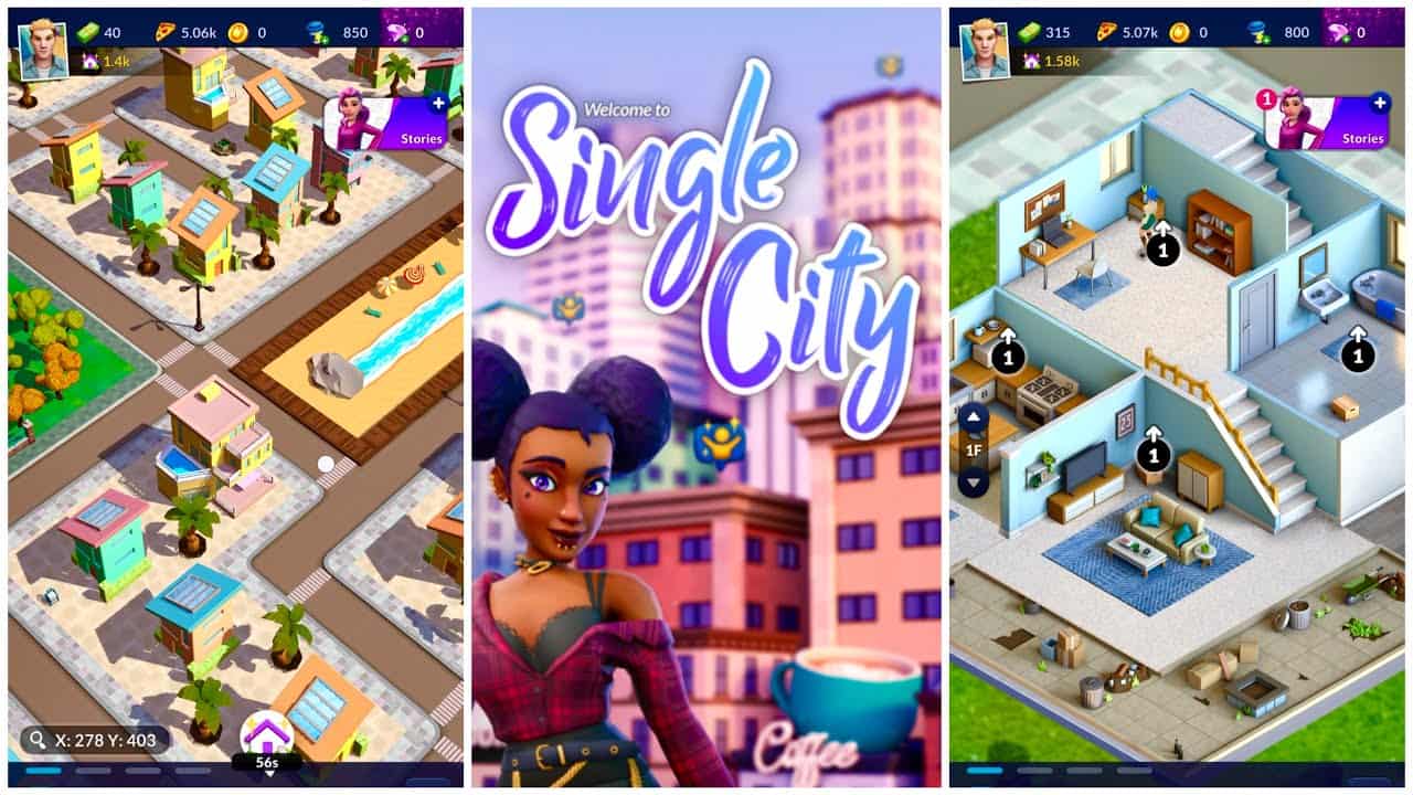 Single City: Life Metaverse 1.83 MOD Full Tiền, Kim Cương, Mở khóa tất cả APK