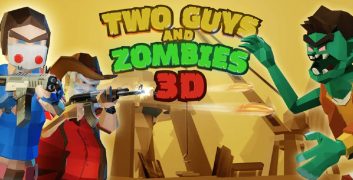 Two Guys & Zombies 3D 0.809 MOD Menu VIP, Lots of Money gems diamonds, God mode APK image