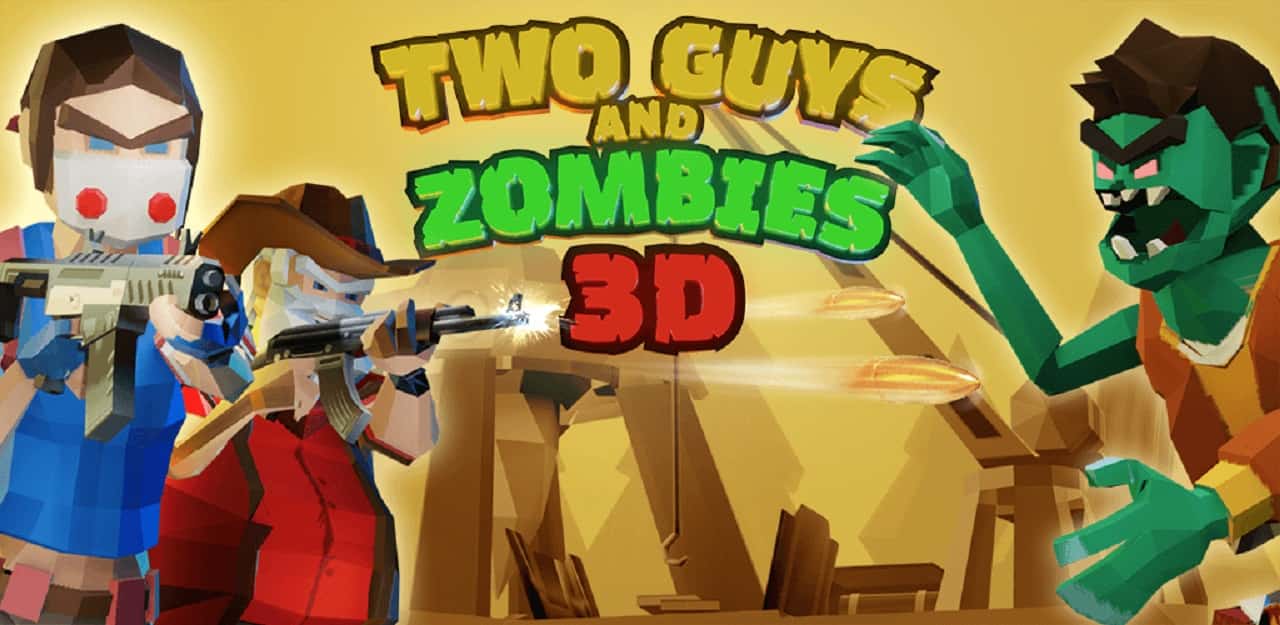 Two Guys & Zombies 3D 0.809 MOD Menu VIP, Lots of Money gems diamonds, God mode APK