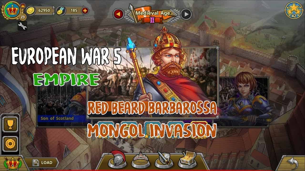 Tải European War 5 2.6.6 MOD Menu VIP, Max Level, Mở khóa tất cả, Sát Thương, Phòng Thủ APK