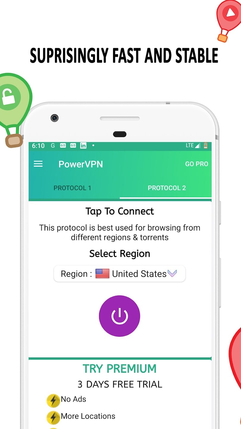 power-vpn-mod-apk