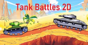 Tank Battles 2D 1.1.8 MOD Menu VIP, 1Hit, Godmode, Money APK image