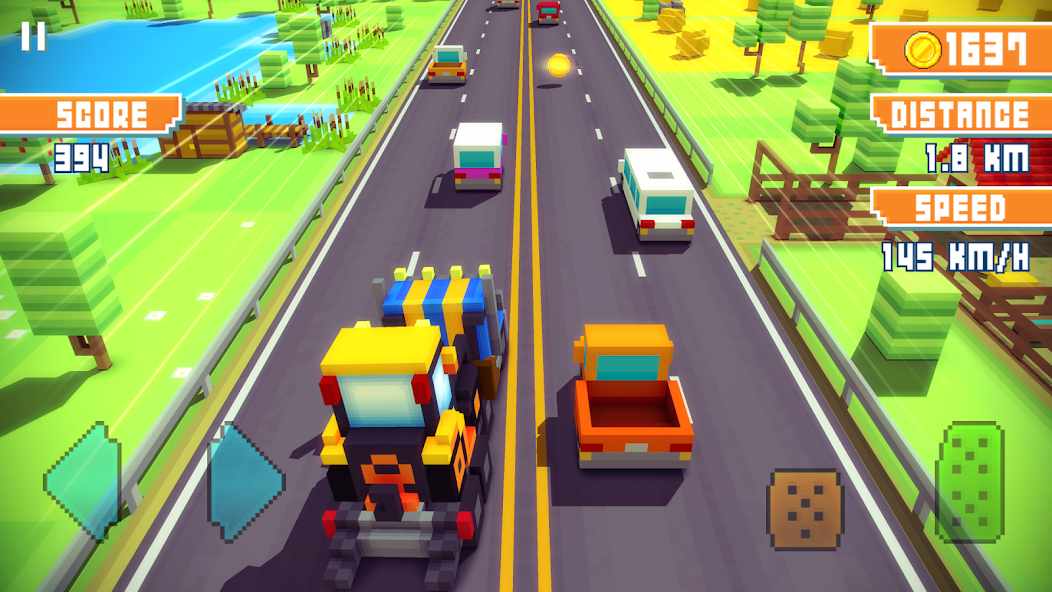 Tai Blocky Highway Traffic Racing 