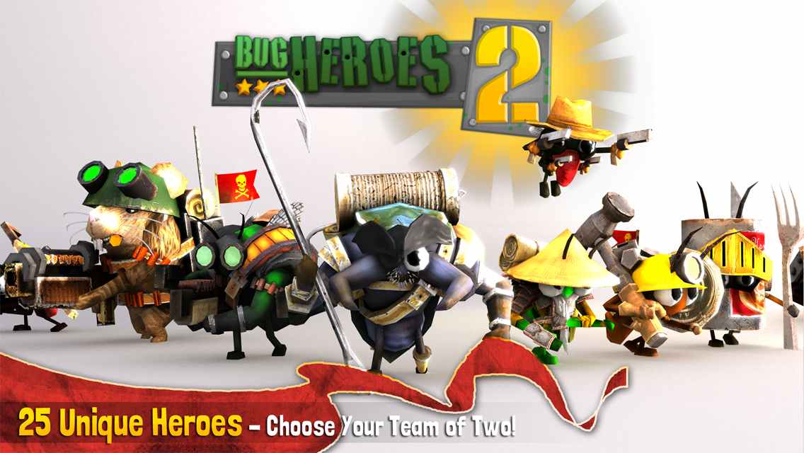 Bug Heroes 2: Premium 1.00.10.4 MOD VIP, Rất Nhiều Tiền, Mua Sắm APK