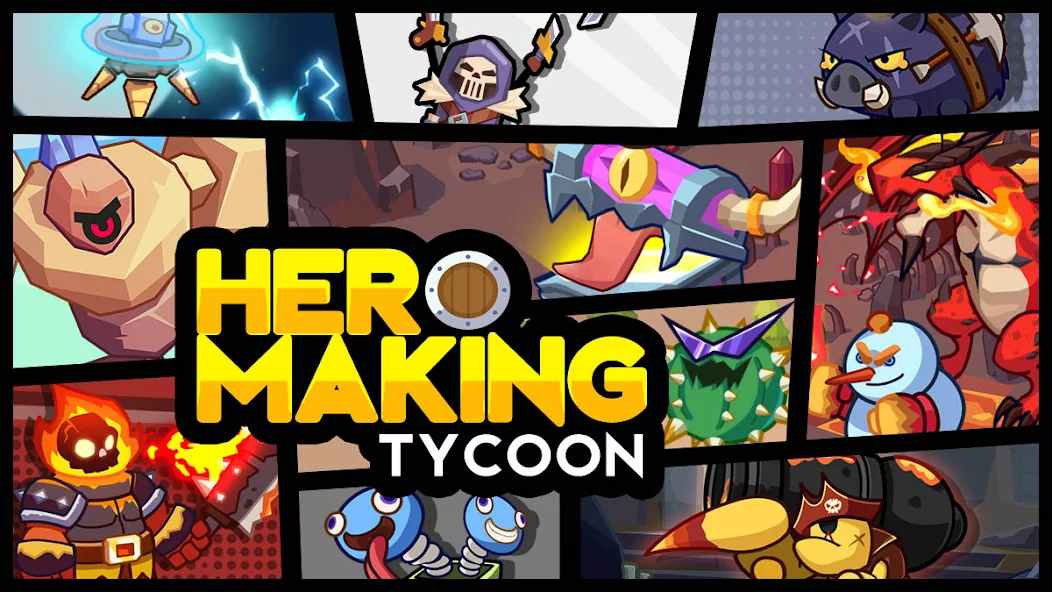 Hero Making Tycoon 2.1.17 MOD Menu VIP, Full Rất Nhiều Tiền, OneHit, Nhận Thưởng Miễn Phí APK