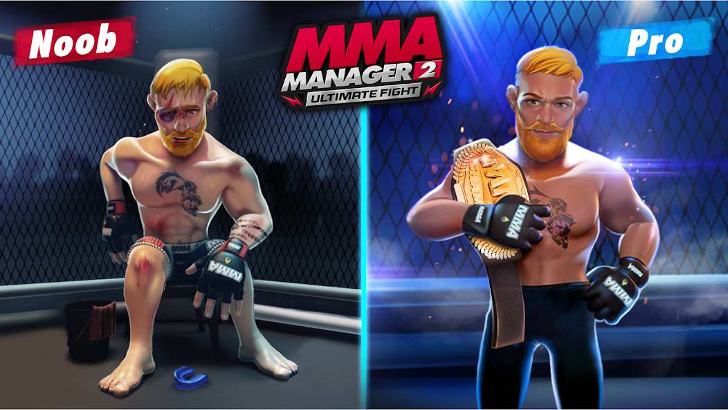 MMA Manager 2: Ultimate Fight 1.17.10 MOD Menu VIP, Lots of Money and gems, Ad Free APK