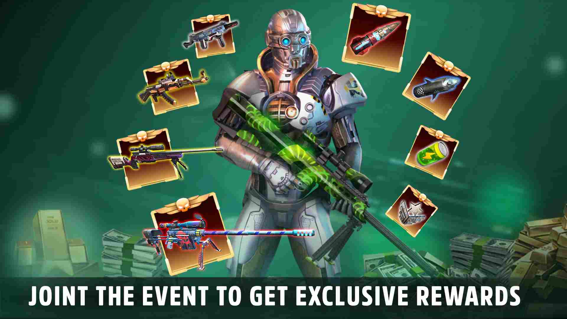 SNIPER ZOMBIE 3D 2.43.0 MOD Menu VIP, Lots of Money gems energy, all guns, premium unlocked APK