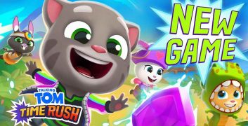 Tải Talking Tom Time Rush 1.3.1.17914 MOD VIP, Rất Nhiều Tiền Để Tiêu APK image