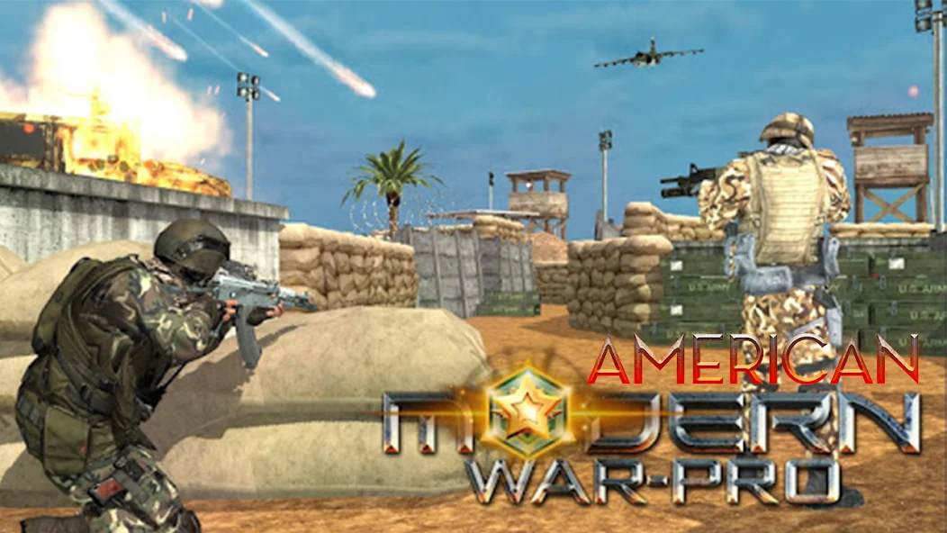 American Modern War Pro Game 4.3 MOD VIP, Rất Nhiều Tiền APK