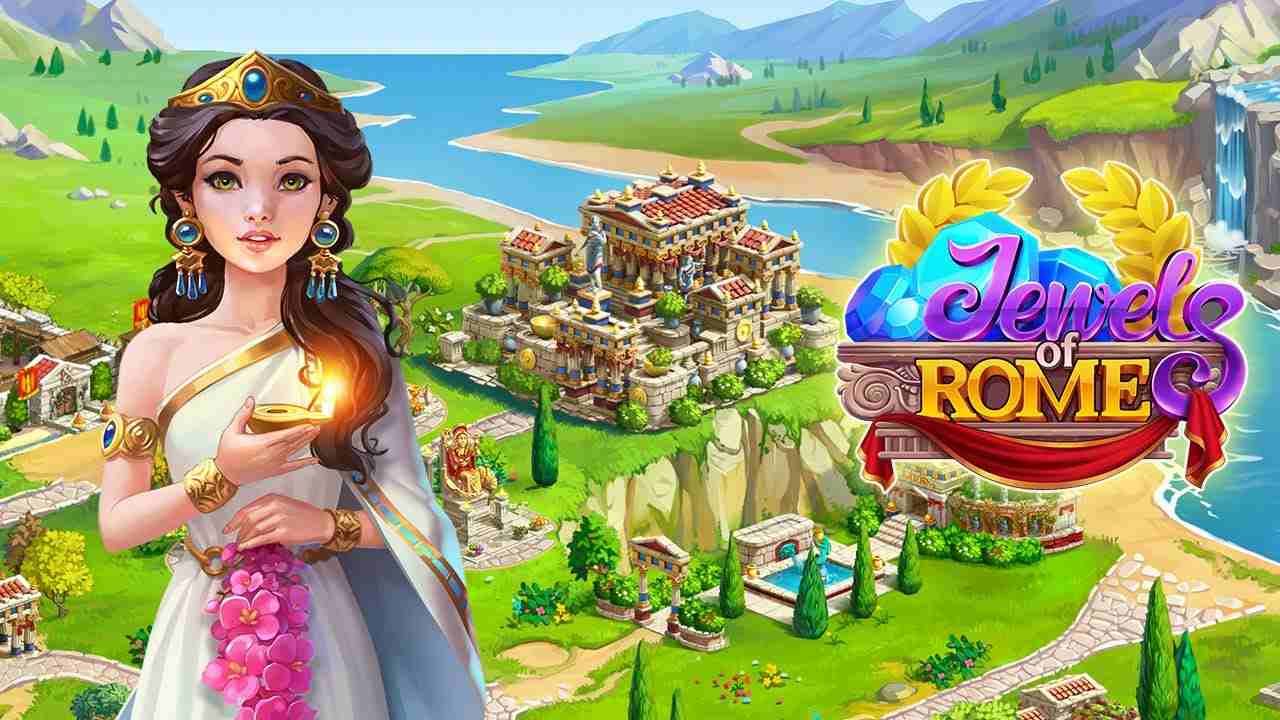 Jewels of Rome 1.63.6301 MOD VIP, Rất Nhiều Tiền, Hồng Ngọc, Mua Sắm 0Đ, APK