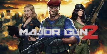 Major Gun 2 4.3.7 MOD Menu VIP, God mode, 1Hit kill, Lots of Money/ Medkits/ Resources APK image