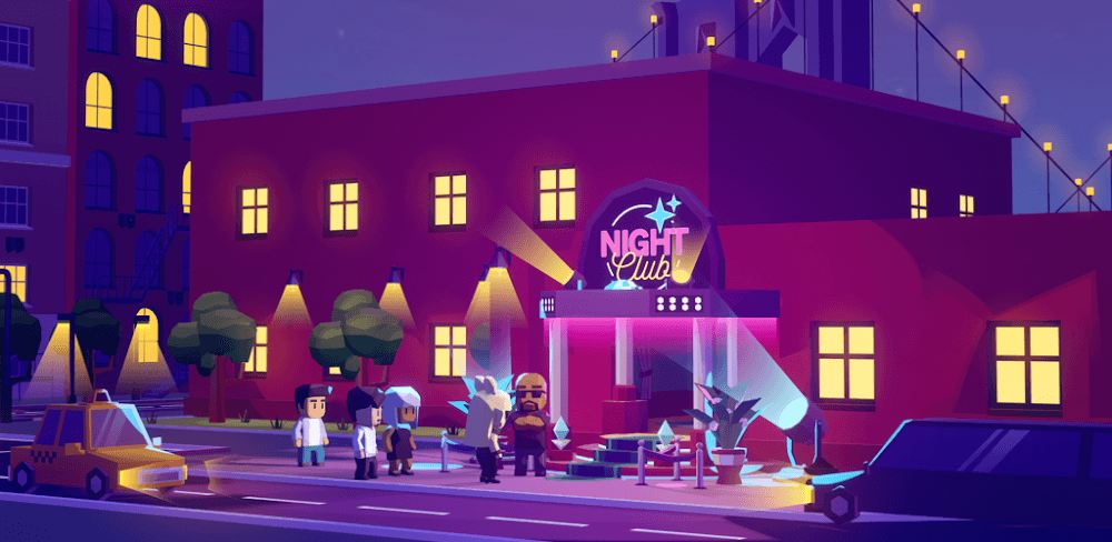 Nightclub Tycoon 1.26.005 MOD VIP, Full Rất Nhiều Tiền, Nâng Cấp, Mua Sắm 0Đ, APK