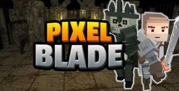 PIXEL BLADE M 9.5.4 MOD Menu VIP, Rất Nhiều Tiền, Không Chết, Nâng Cấp Miễn Phí APK image