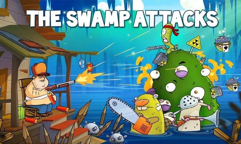 Swamp Attack 4.1.4.291 MOD Menu VIP, Không Chết, Sát thương cao, Nhiều Đạn, Năng Lượng APK