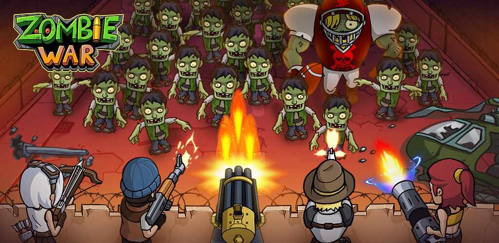 Tải Zombie War Idle Defense Game 259 MOD Menu VIP, Rất Nhiều Tiền, đá quý, vũ khí, VipToken, sức chịu đựng APK