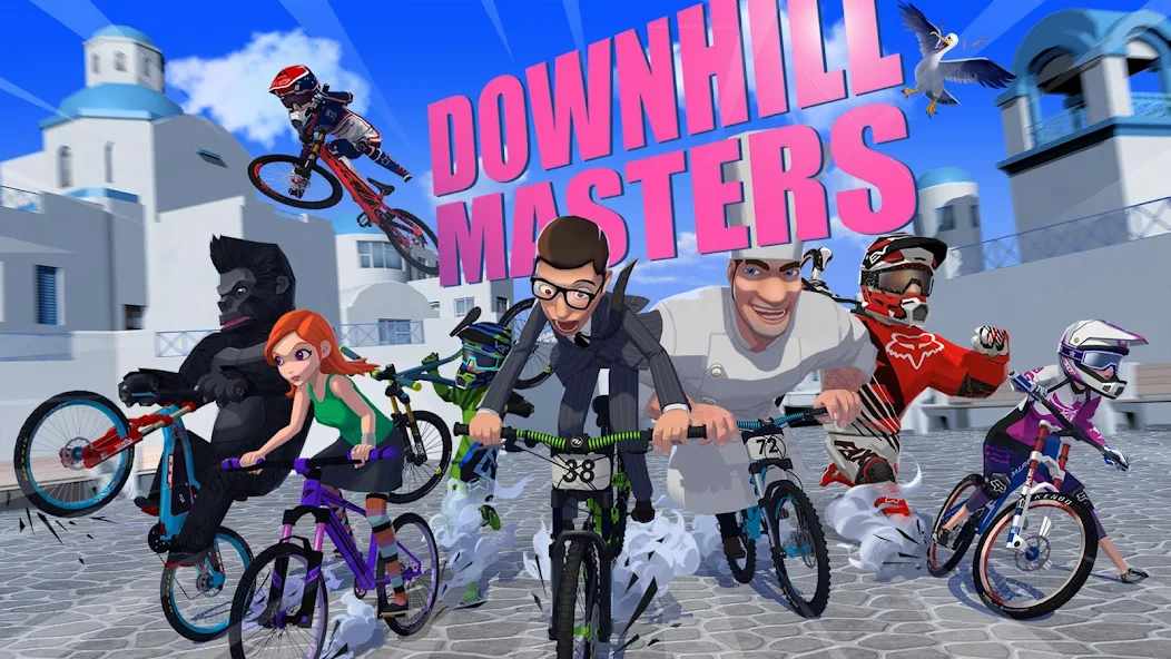 Downhill Masters 1.0.61 MOD VIP, Rất Nhiều Tiền, Đá Quý, Đã Mở Khóa Xe APK