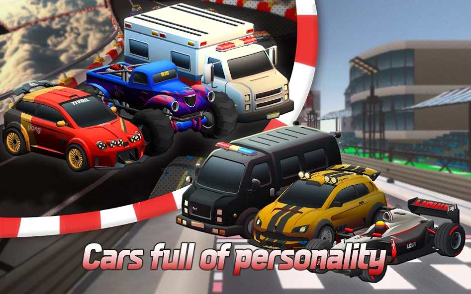 Minicar Drift 2.1.9 MOD VIP, Rất Nhiều Tiền, Đã Có Xe APK