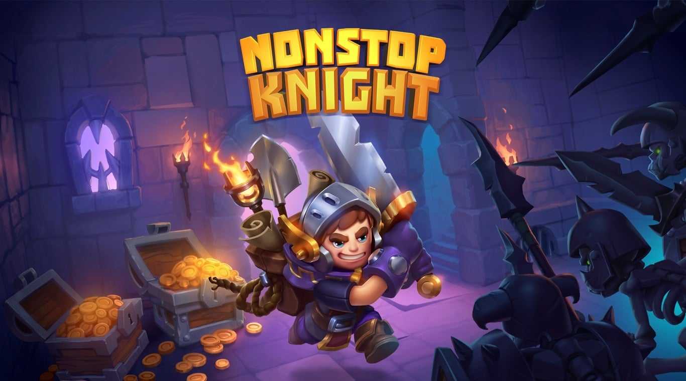 Nonstop Knight MOD APK 2.20.1 Menu VIP, Rất Nhiều Tiền, Đá Quý, Mua Sắm miễn phí Hồi Chiêu