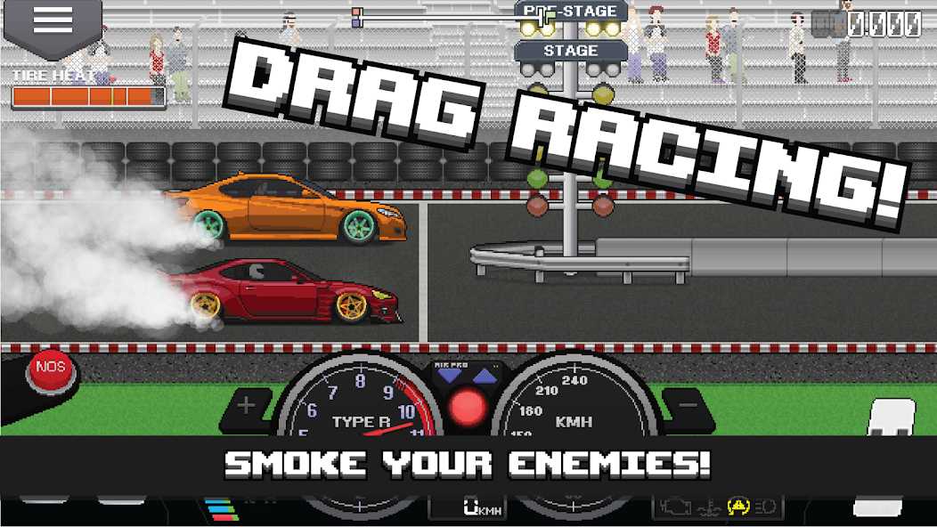 Tải Pixel Car Racer 1.2.5 MOD Menu VIP, Rất Nhiều Tiền, Đã Có Xe, Xóa Quảng Cáo APK