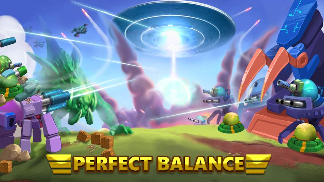 Tower defense: Alien war TD 2 1.3.2 MOD VIP, Rất Nhiều Trang Bị, BOOSTER APK