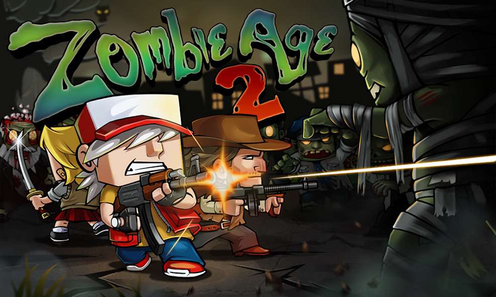 Zombie age 2 1.4.2 MOD VIP, Rất Nhiều Tiền, Đã Có Vũ Khí APK