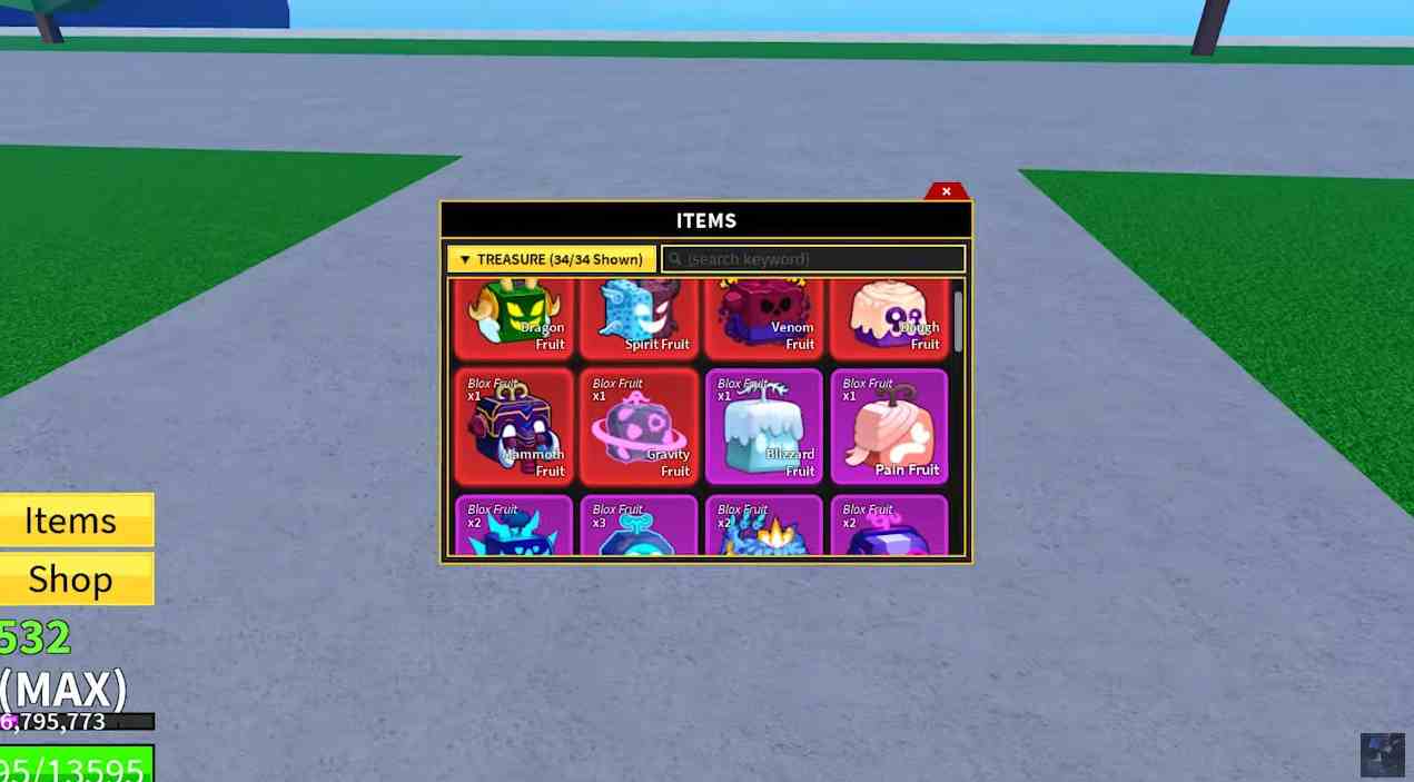 blox fruit mod menu