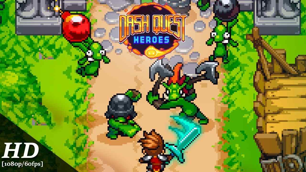 Dash Quest Heroes 1.5.71 MOD Menu VIP, Kẻ Thù Vô Hại, Xóa Quảng Cáo APK