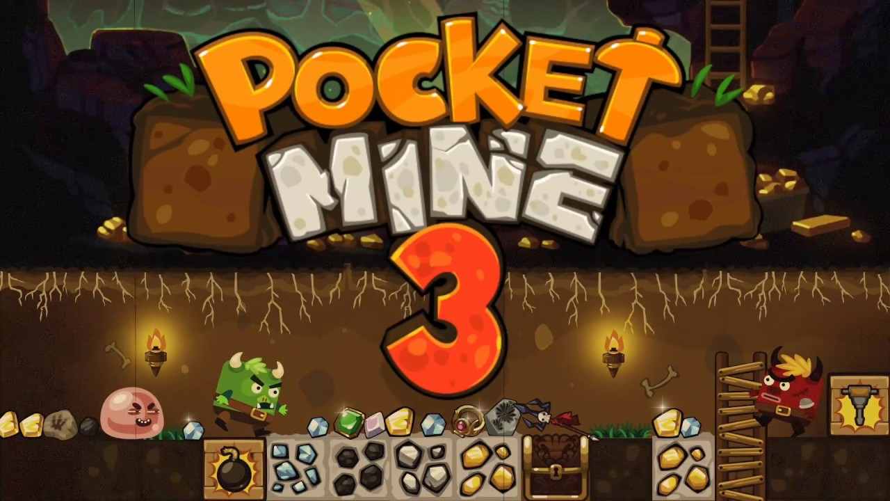 Pocket Mine 3 50.9.0 MOD Menu VIP, Sức chịu đựng, Kích hoạt tiền gấp đôi/nam châm APK